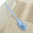 thumbnail image 6 of 50% Off Clearance InsCrazy Dead Corner Toilet Brush Bathroom Cleaning Brush Toilet Long Handle Wall-mounted Plastic Soft Bristle Brush Set Cleaning Supplies, 6 of 6