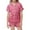 M189 Pink5, variant on Tfken Girls Loungewear Sets For Summer Lapel Neck Short Sleeve Sequins Button Tops With Pocket And Shorts Set Trendy Sleepwear Children Soft Homewear Outfit Black Size 2-3 Years