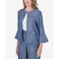 thumbnail image 6 of Alfred Dunner Womens  Chambray Jacket, 6 of 6