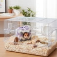 thumbnail image 3 of Hamster Bed, Warm Hamster House, Mini Pet Cave Bed Small Animals Sleeping Hut Winter Hamster Nest For Mice Chinchilla, 3 of 7