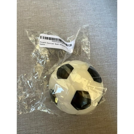 Soccer Stress Tension Relieving Rubber Squeeze Ball Novelty Gift New