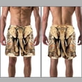thumbnail image 3 of luoweisi Men's Beach Shorts Quick Dry Swim Trunks with Mesh Lining Elephant L, 3 of 5