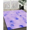 thumbnail image 3 of Ahgly Company Machine Washable Indoor Square Transitional Blossom Pink Area Rugs, 3' Square, 3 of 7