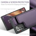 thumbnail image 6 of ShieldPlus for Samsung Galaxy Note20 Ultra Case Wallet with Card Holder,Note 20 Ultra 5G Wallet Case for Women Men with RFID Blocking,Durable Kickstand Shockproof Case for Galaxy Note20 Ultra,Purple, 6 of 7