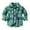 Green1, variant on Kids Little Boys Girls Baby Red Plaid Flannel Shirt Jacket Long Sleeve Button Down Flannel Shirt Plaid Tops Girl Boy Clothes