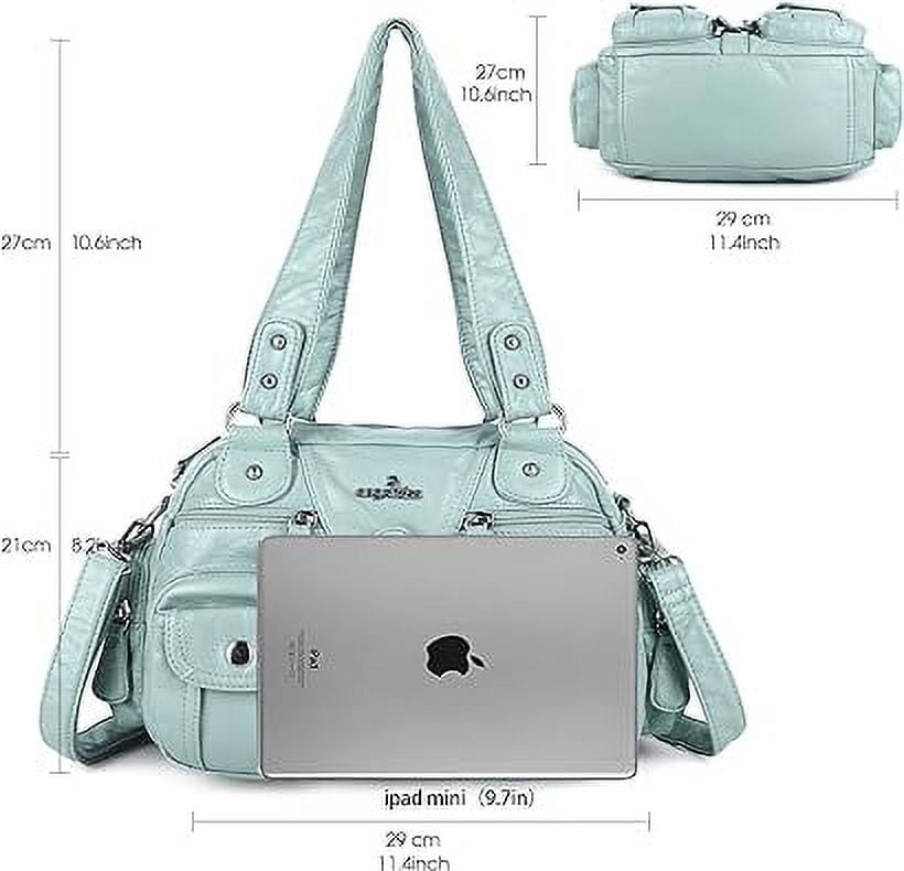 Angel Kiss Small Hobo Purses for Women Soft Vegan Leather Shoulder Bags with Crossbody Adjustable Strap
