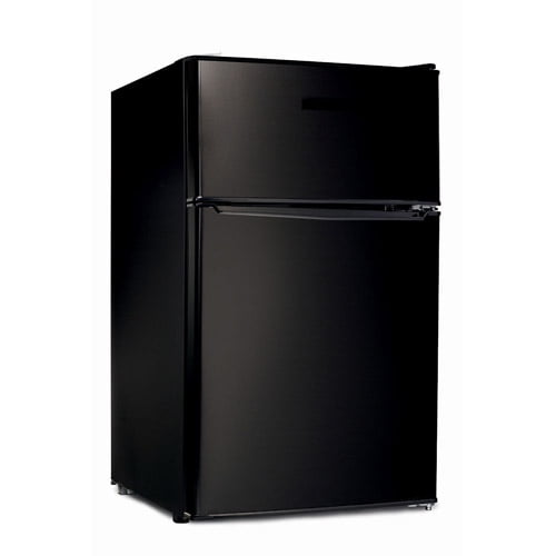 Hamilton Beach 3.1 cu ft Double Door Compact Refrigerator, Black