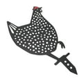 thumbnail image 1 of Premium Handmade Exquisite Iron Chicken Garden Stake  Chicken Statue, Weather Resistant for Yard Decoration, 1 of 7