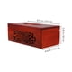 thumbnail image 3 of Caja de pañuelos rectangular de madera, soporte para pañuelos, caja dispensadora de pañuelos, estuche de madera para guardar pañuelos, 3 of 7
