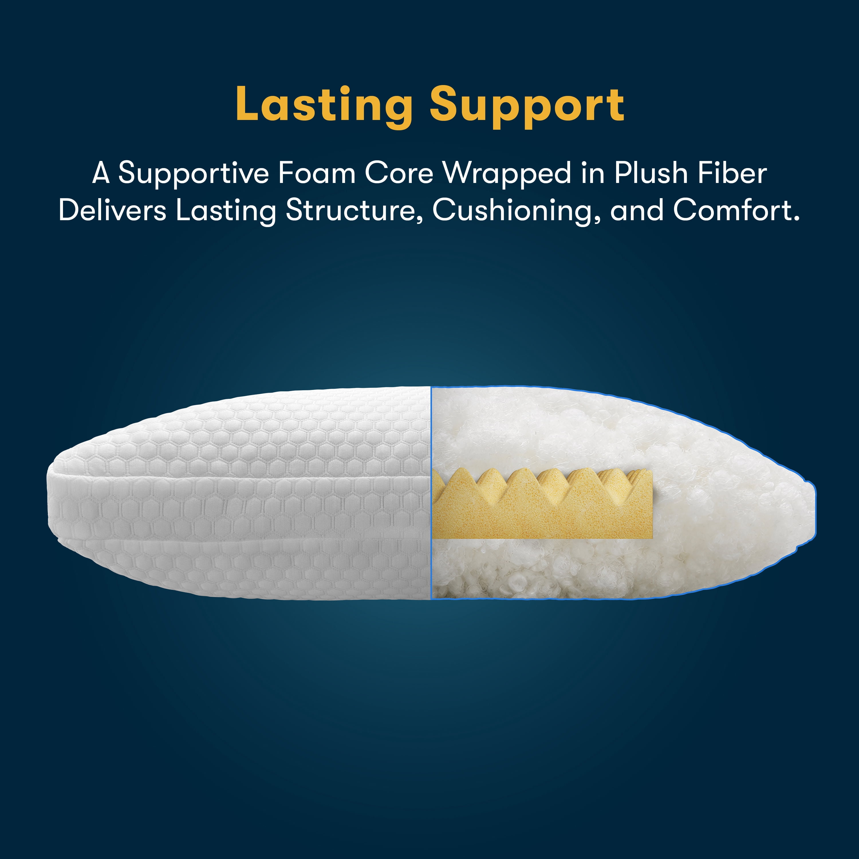 Sertapedic Forever Firm Chill Nites Cooling Bed Pillow, Standard/Queen