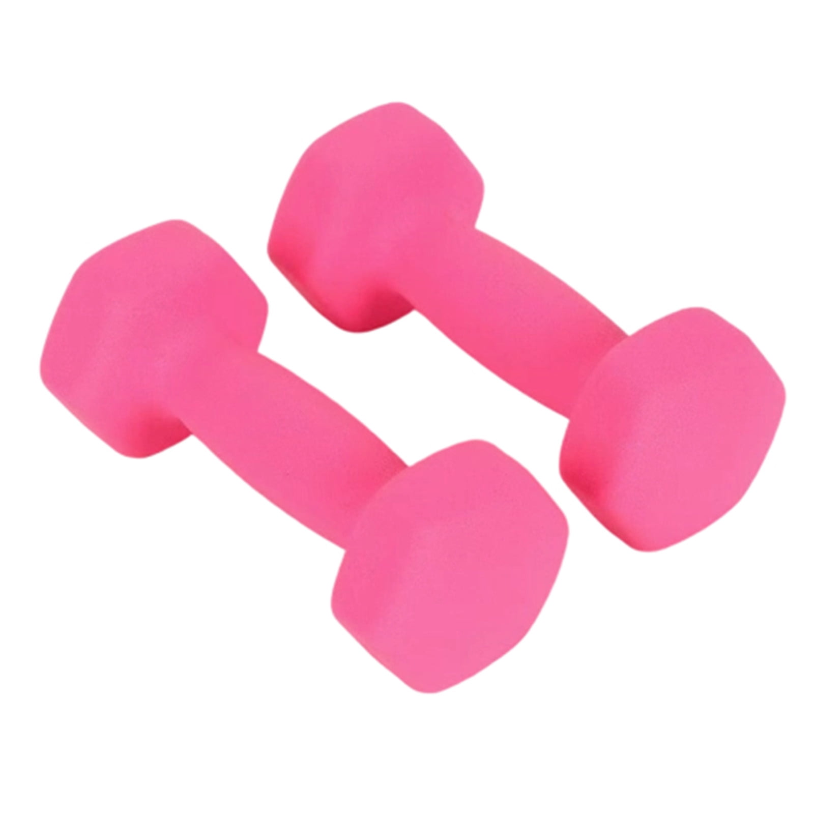 Ton 2pcs Basics Neoprene Dumbbell Hand Weights for Exercise and Muscle Toning (2kg）