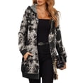 thumbnail image 5 of Zeagoo Women's Zip Up Hoodies Long Fleece Tunic Sweatshirts Casual Oversized Fall Coats Trendy Winter Hoodie, 5 of 7