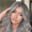 Gray, variant on Jademall 26 inch Long Wavy Wig for Women, Synthetic Curly Hair with Lace Front, Heat Resistant Fiber, Center Parting & Bangs - Perfect for Daily Wear, Parties, and Dancing - Black Brown