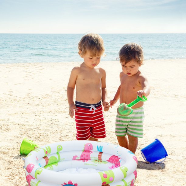 Práctico Mini piscina inflable Lavabo circular Bañera encantadora Juguetes de agua de verano