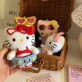 thumbnail image 3 of Sanrio Hello Kitty llavero kawaii peluche mochila colgante anime hawaiano playa serie joyería decoración muñeca niños juguetes regalos, 3 of 5
