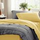 thumbnail image 3 of Queen Sheet Set - 4 Pieces Soft Queen Size Sheets - Breathable & Cooling - Hotel Luxury - Easy Care Polyester Microfiber Bedding for Women, Men, Dark Grey, 3 of 5