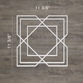 thumbnail image 2 of Ekena Millwork 11 3/8"W x 11 3/8"H x 3/8"T Small Lakewood Decorative Fretwork Wall Panels in Architectural Grade PVC, 2 of 9