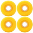Armadurra HighDensity 70x42mm Yellow Longboard Wheels, 80A hardness