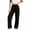 Black, variant on Oksale Womens Petite Straight Leg Sweatpants with Multi Pockets Soft Cozy Cargo Sweatpants Casual Elastic Waisted Drawstring Jogger Trousers for Daily Wear Brown M