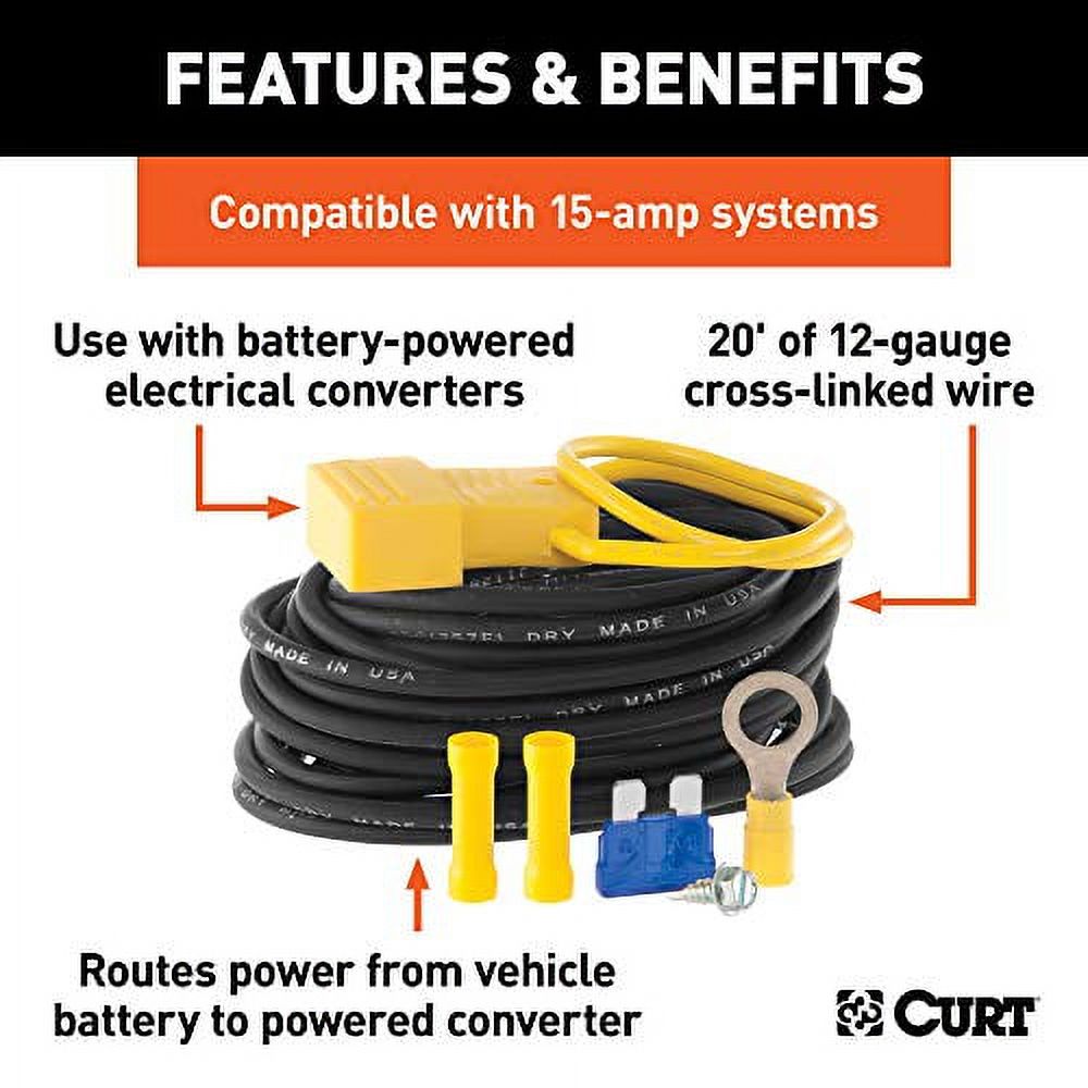 CURT Powered Converter Wiring Kit
