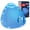 Blue, variant on Spargos Urinal Screen Deodorizer, Multi-Scent Anti-Splash 3D Wave Urinal Cakes, Long-Lasting Odor Protection, 24 Pack