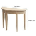 thumbnail image 4 of Miniature Furniture Mini House Half Round Table Craft Furniture for Kids, 4 of 8