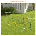thumbnail image 4 of Orange Dog Agility Training Set – Weave Poles, Hurdle, Jump Ring & Pause Box | Portable Pet Exercise Equipment for Backyard Play, 4 of 7