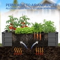 thumbnail image 4 of Sour Citrus Galvanized Steel Planter Raised Garden Bed 6×3×1 FT Weatherproof Metal Planting Box Durable Raised Garden Bed for Backyard Patio Gardening, 4 of 6
