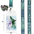 thumbnail image 3 of Wicked Elphaba and Glinda 22-inch Lanyard with Clear ID Sleeve and Rubber Charm, 3 of 7