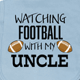 thumbnail image 3 of Inktastic Watching Football with My Uncle Baby Burp Cloth, 3 of 3