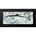 thumbnail image 2 of Tre Sorelle Studios 18x10 Black Modern Framed Museum Art Print Titled - Fishing Sign II, 2 of 5