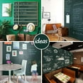 thumbnail image 2 of VEELIKE Chalkboard Contact Paper Dark Green Dry Erase Paper Peel and Stick for Adhesive Greenboard Stickers Chalk Board Paint Alternative Paper with 5 Chalk for Classroom Office 78.7"x17.7", 2 of 6