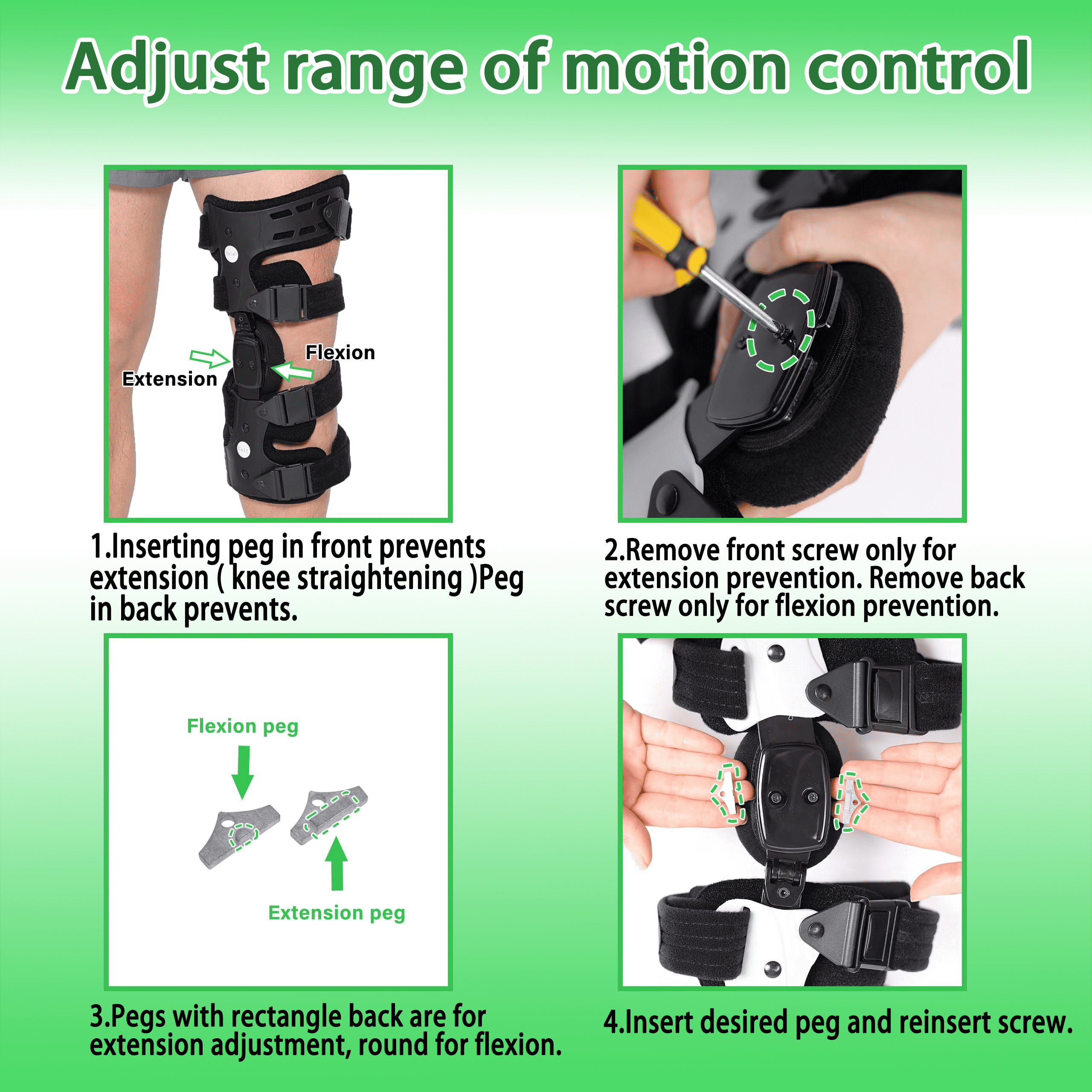 Komzer Lateral OA Unloader Knee Brace for Osteoarthritis, Arthritis Knee Pain Relief, Bone on Bone Joint Degeneration Offloader (Left)