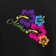 thumbnail image 3 of CafePress - Aloha Flowers Pajamas - Women's Short Sleeve Print T-Shirt and Pants Dark Cotton Pajama Set, 3 of 7