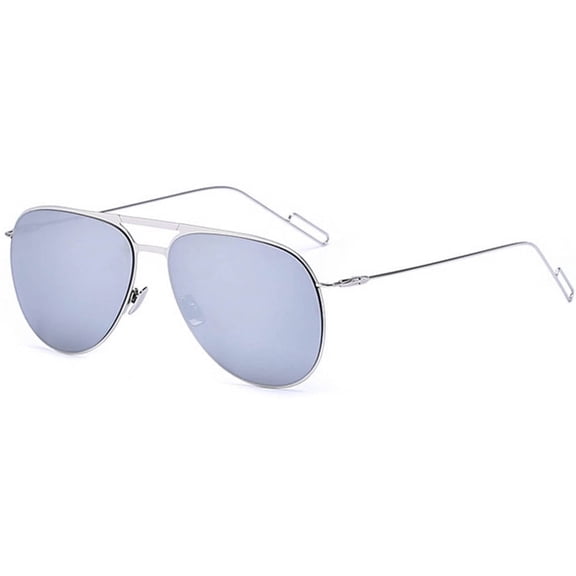 OWL Aviator Womens Designer Sunglasses Silver Metal Ladies Sun Glasses