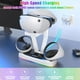 thumbnail image 2 of Estación de carga PSVR2 con luz RGB, base de carga rápida y soporte para casco VR para PS VR2, base de carga con luz LED, 2 of 7