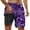 F-Dark Purple, variant on Kcolen Men's Swim Trunks 7 Inch Inseam Gradient Swimming Short Lightweight Swimsuit Men Swim Trunks Men Summer Beach Loose Fit Bathing Suit Beach Board Shorts