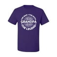 thumbnail image 2 of Wild Bobby, Grandpa Man Myth Legend Funny Dad Uncle Papa Dad Gift, Father's Day, Men Graphic Tee, Purple, 3X-Large, 2 of 4