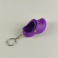 thumbnail image 3 of Mini Croc Keychain Rubber Slipper Key chain Shoe For Women And Girls, 3 of 4