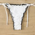 thumbnail image 5 of Glisme White Bikini Sets For Women Two Piece Swimwear Top And High Waisted Bottoms Swimsuit For Beach Pool For Beach Play, 5 of 7