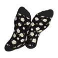 thumbnail image 5 of Rocae Daisies Flowers for Adult Socks Casual Athletic Stretchy Loose Socks for Women Men Non-Slip Middle Tube Socks, 5 of 7