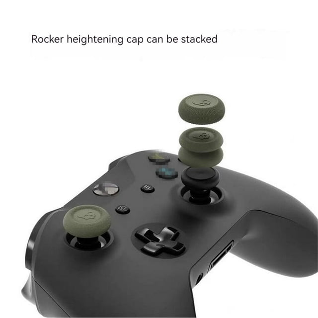 HLONK 6 Pcs Joystick Cap Thumbstick Cover Non Slip Handle Rocker Button Caps for Skull-Co Xbox One