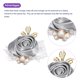 thumbnail image 3 of Uxcell Pulsera de muñeca de flores artificiales, paquete de 1 pulsera de rosa para novias y novios, decorativa, 7x7cm, gris claro, 3 of 5