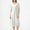 (Fashion 41)White, variant on Women's Solid Color Square Collar Short Sleeve Slim Long Dress Spring and Summer Casual and Comfortable Maxi Dress