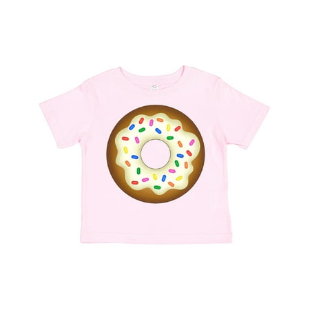 

Inktastic Donut with White Frosting and Sprinkles Gift Toddler Boy or Toddler Girl T-Shirt