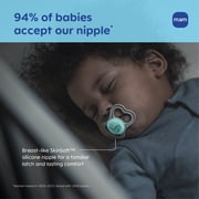 MAM Air Night Pacifier, 6+ Months, Unisex, 2 Pack