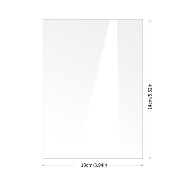 4x6 Clear Acrylic Sign Blank