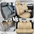 thumbnail image 5 of Fit for Subaru Outback 2005, PU Leather Full Set of 5 Seats Waterproof Beautify Interior, Beige Car Seat Covers, Beautify the Interior of Old Cars, 5 of 9