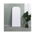 thumbnail image 2 of Elegant Decor Metal Frame Arch Full Length Mirror 32X76 Inch In Silver, 2 of 8