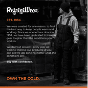 RefrigiWear Men’s Iron-Tuff® Bib Overalls